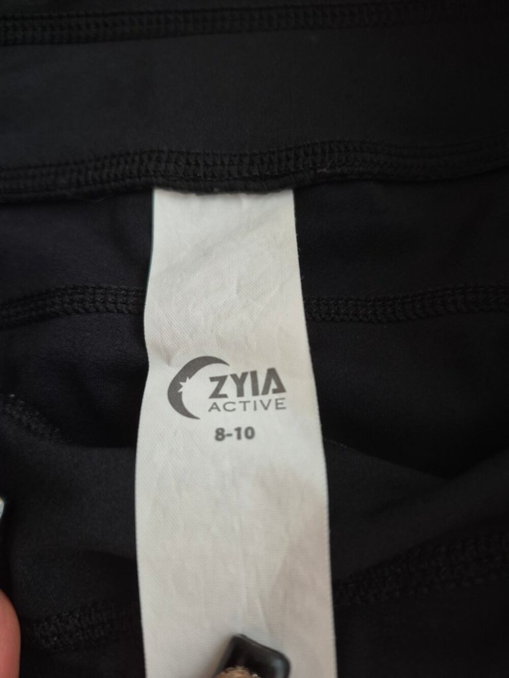 Zyia Active Gold Metallic Leggings Size 8-10 - Picture 4 of 4